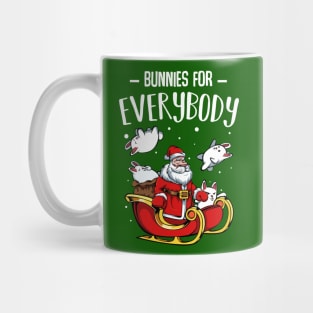 Bunny - Bunnies For Everybody - Funny Christmas Santa Claus Mug